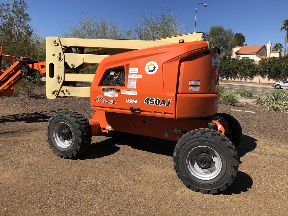 2019 JLG 450AJ Deutz Diesel Engine, Hi Flotation Tires, Welder-Ready Package, Rotating Beacon