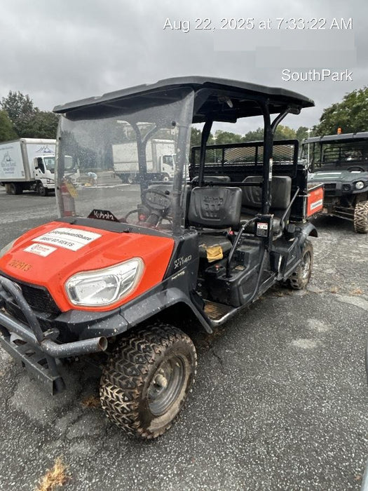 2022 Kubota RTV-X1140W-H Plastic Canopy, Windshield Acrylic Clear, LED Strobe Light, Wire Harness Kit, Back up Alarm