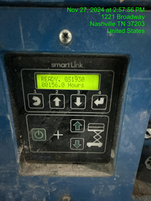2019 Genie GS-1930 Fixed Rails with Chain Entry