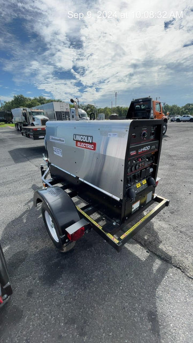 2024 Lincoln Electric LE400 Kubota V1505, Trlr, Cable Rack, Light Kit, ES Decals, T3