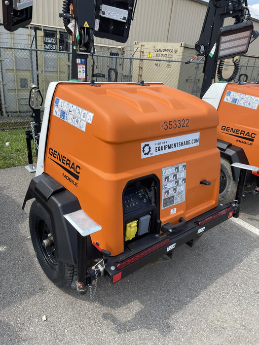 2023 Generac MLT2 Diesel, Flex Switch 120V Input, Powerzone Controller, (4) 320W LED Lights, 4kW Generator, 39.9 Gal Fuel Tank, 2" Ball, T3