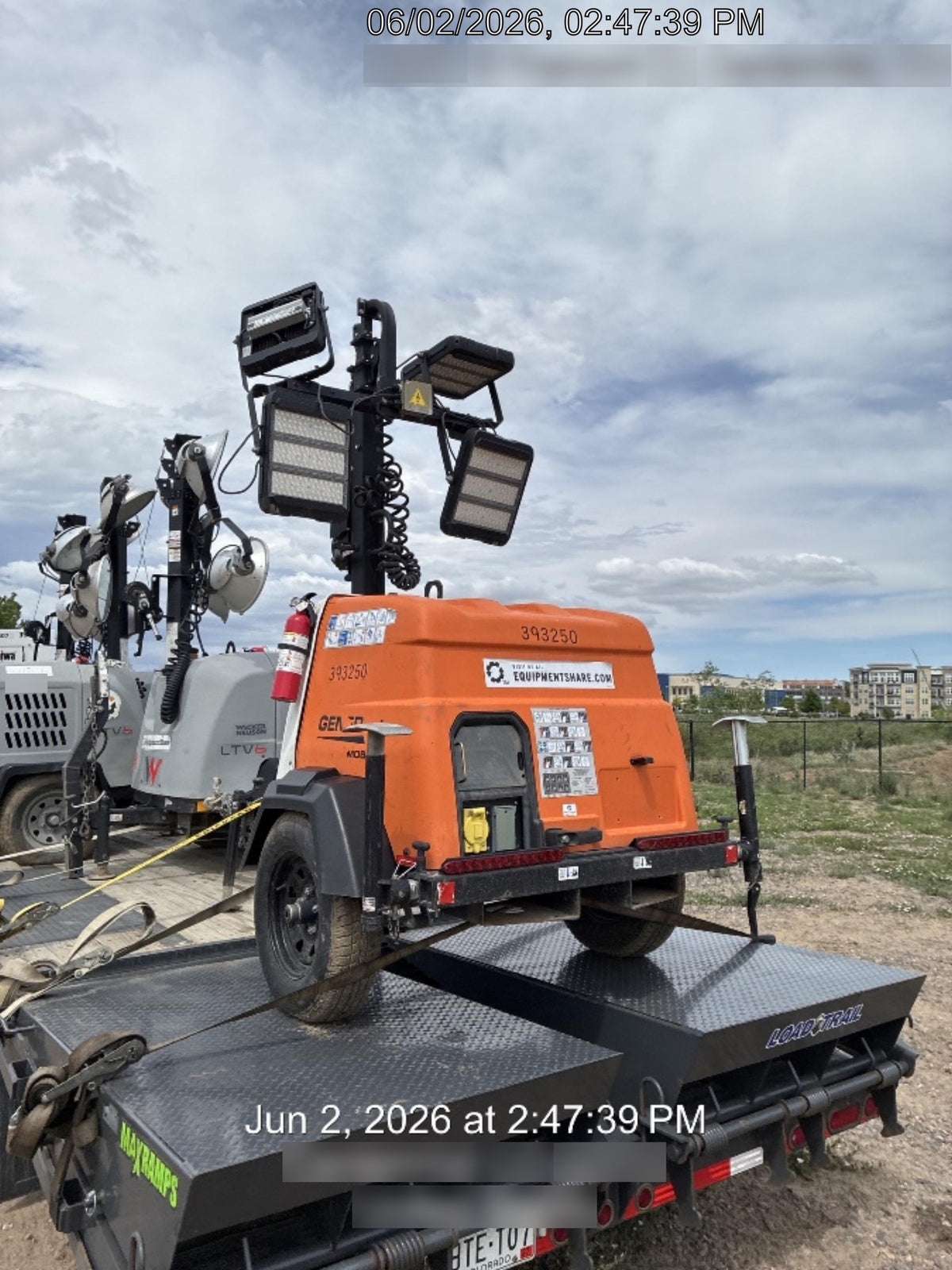 2024 Generac MLT2 Diesel, Flex Switch 120V Input, Powerzone Controller, 
(4) 320W LED Lights, 4kW Generator, 39.9 Gal Fuel Tank, 2" Ball, T3