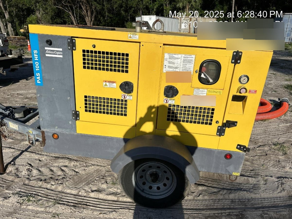 2020 ATLAS COPCO PAS 100 HF CS Enclosed