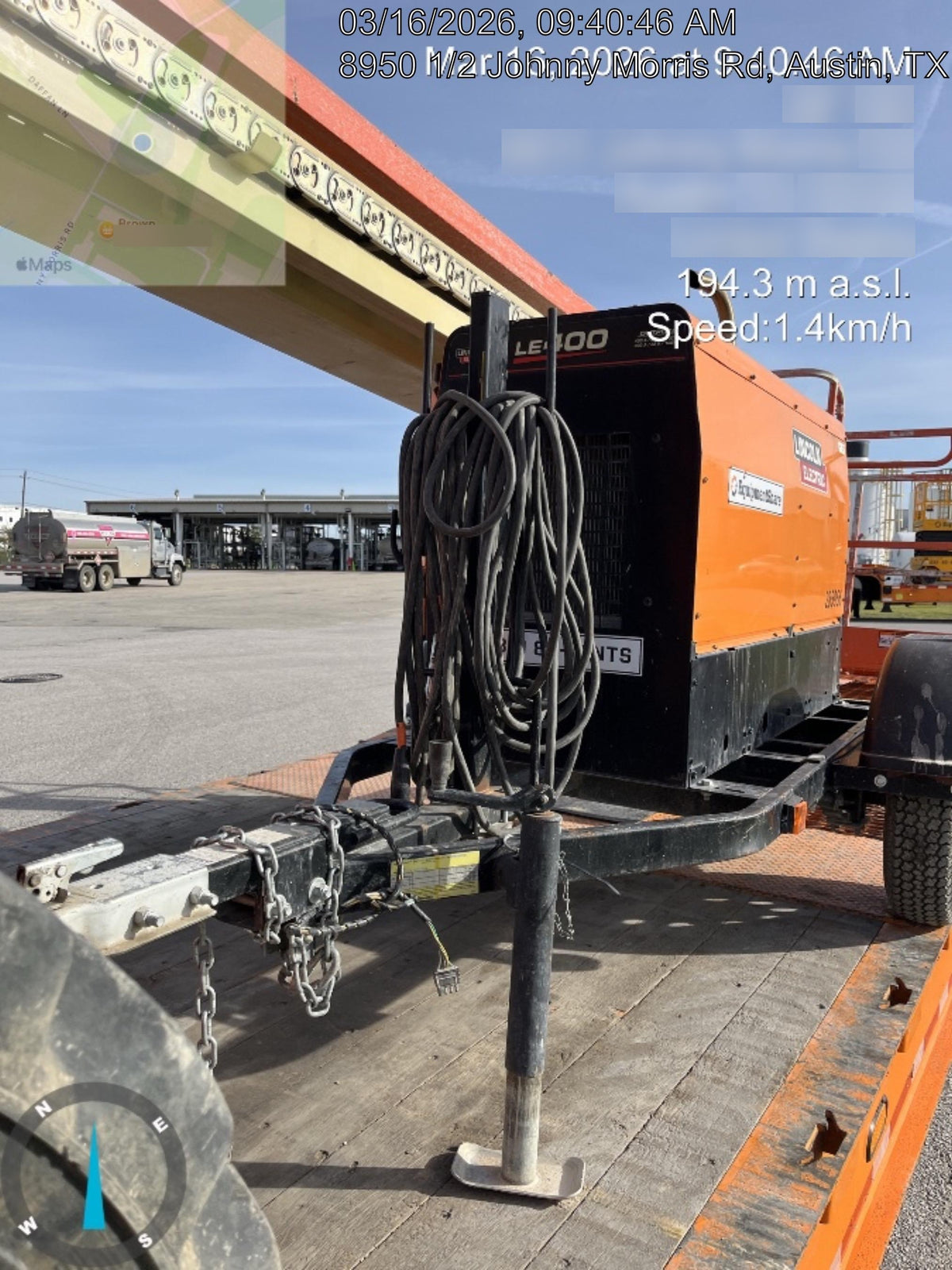 2022 Lincoln Electric LE400 Kubota V1505, Trlr, Cable Rack, Light Kit, ES Decals, T3