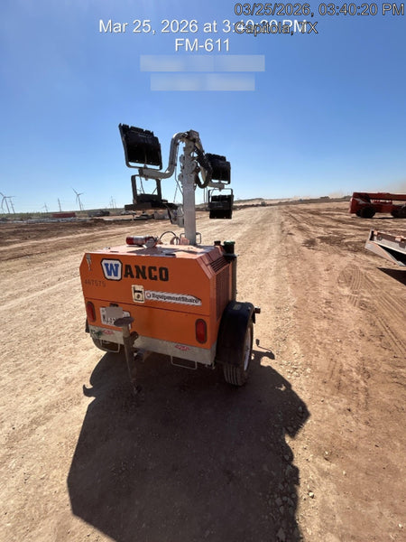 2024 Wanco WLTT-4MM4K Diesel, Deep Sea Controller, Shore Power Plug, Auto Start, (4) 350W LED Floodlights, 4kW Generator, 60 Gal Fuel Tank, 2" Ball, T3