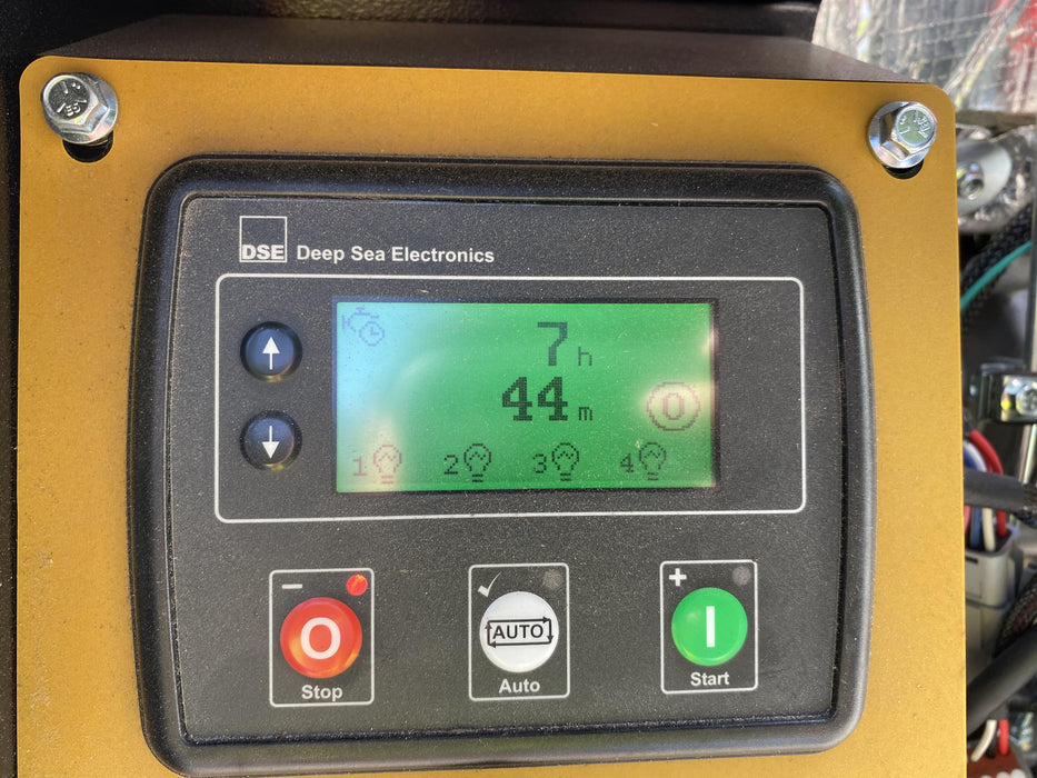 2022 Allmand NLV3GR (4) LED Light Fixture 350W, 23' Vertical Mast, 3kW Prime, Towable, Deep Sea L401, Leveling Jacks, Yanmar T4F 5.8hp