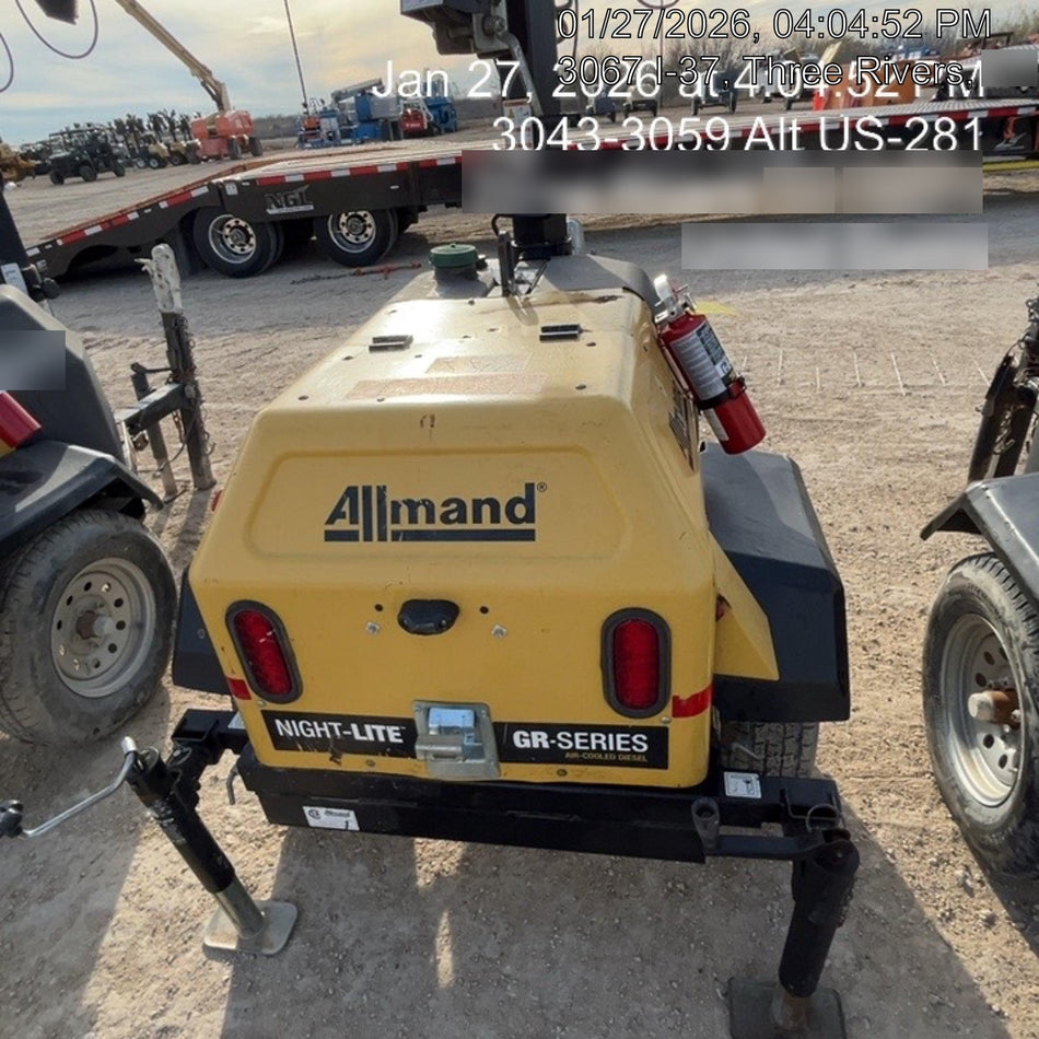 Allmand NLV3GR 3kW Light Plant - LED