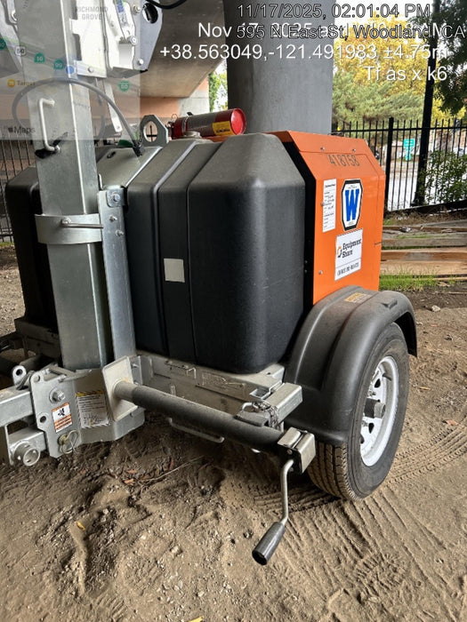 2024 Wanco WLTT-4MM4K Diesel, Deep Sea Controller, Shore Power Plug, Auto Start, (4) 350W LED Floodlights, 4kW Generator, 60 Gal Fuel Tank, 2" Ball, T3