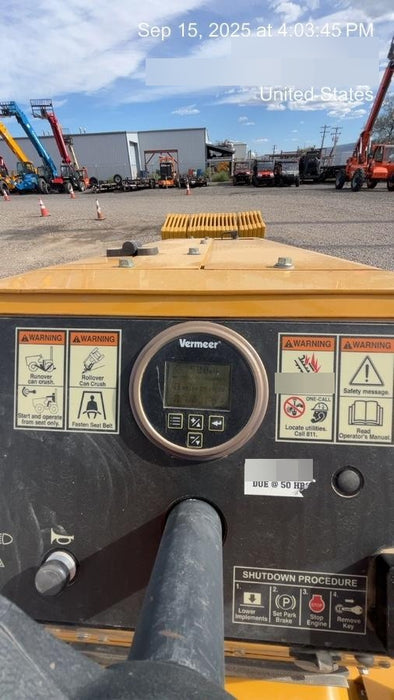 2019 VERMEER RTX450