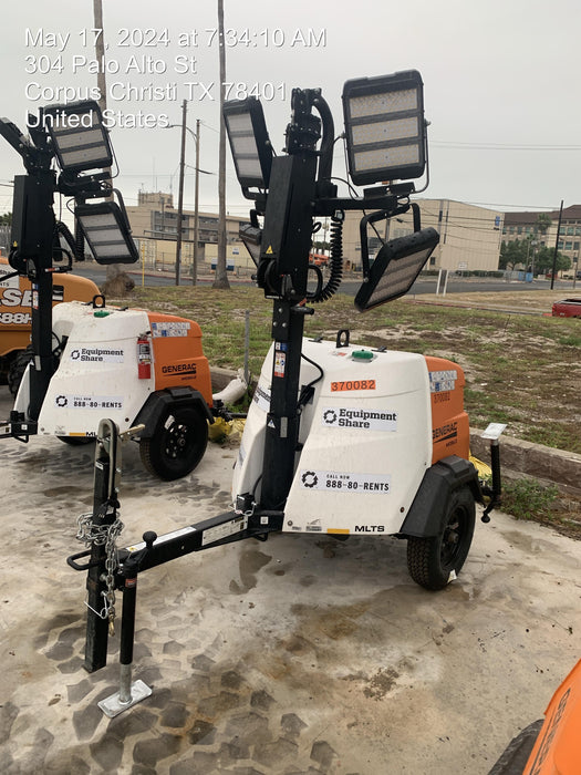 2023 Generac MLT2 Diesel, Flex Switch 120V Input, Powerzone Controller, 
(4) 320W LED Lights, 4kW Generator, 39.9 Gal Fuel Tank, 2" Ball, T3