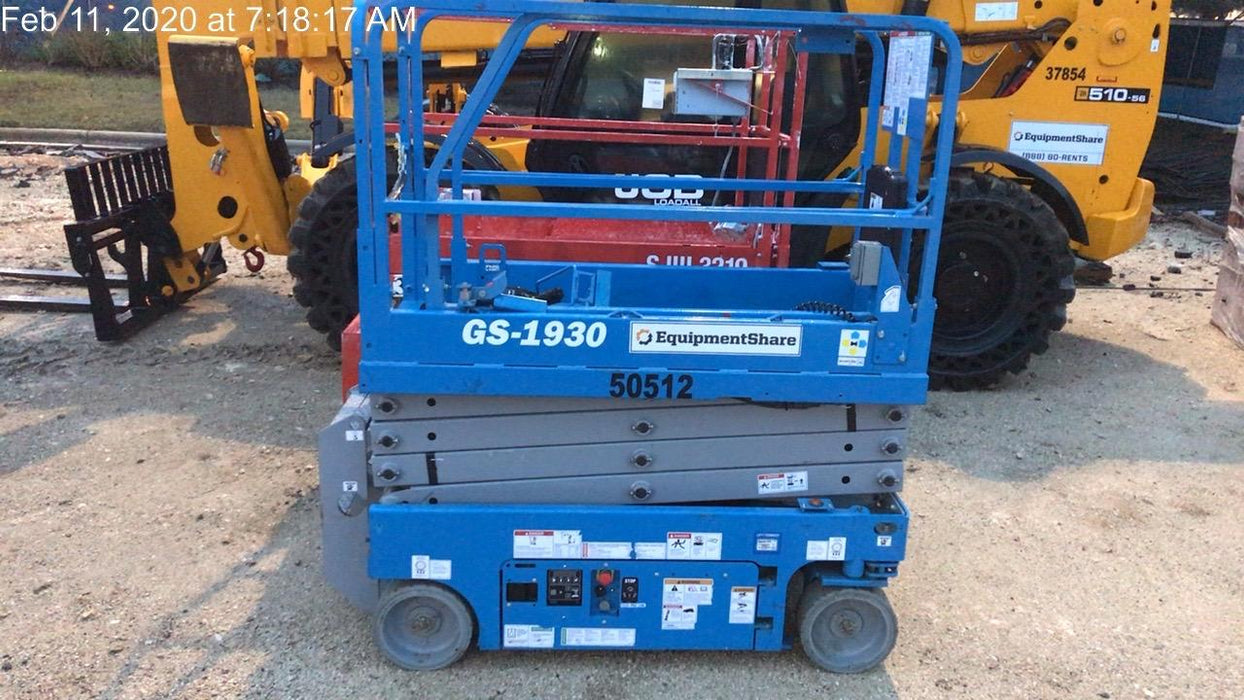 2019 Genie GS-1930 Fixed Rails with Chain Entry