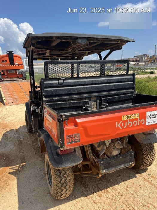 2021 Kubota RTV-X1140W-H Plastic Canopy, Windshield Acrylic Clear, LED Strobe Light, Wire Harness Kit, Back up Alarm