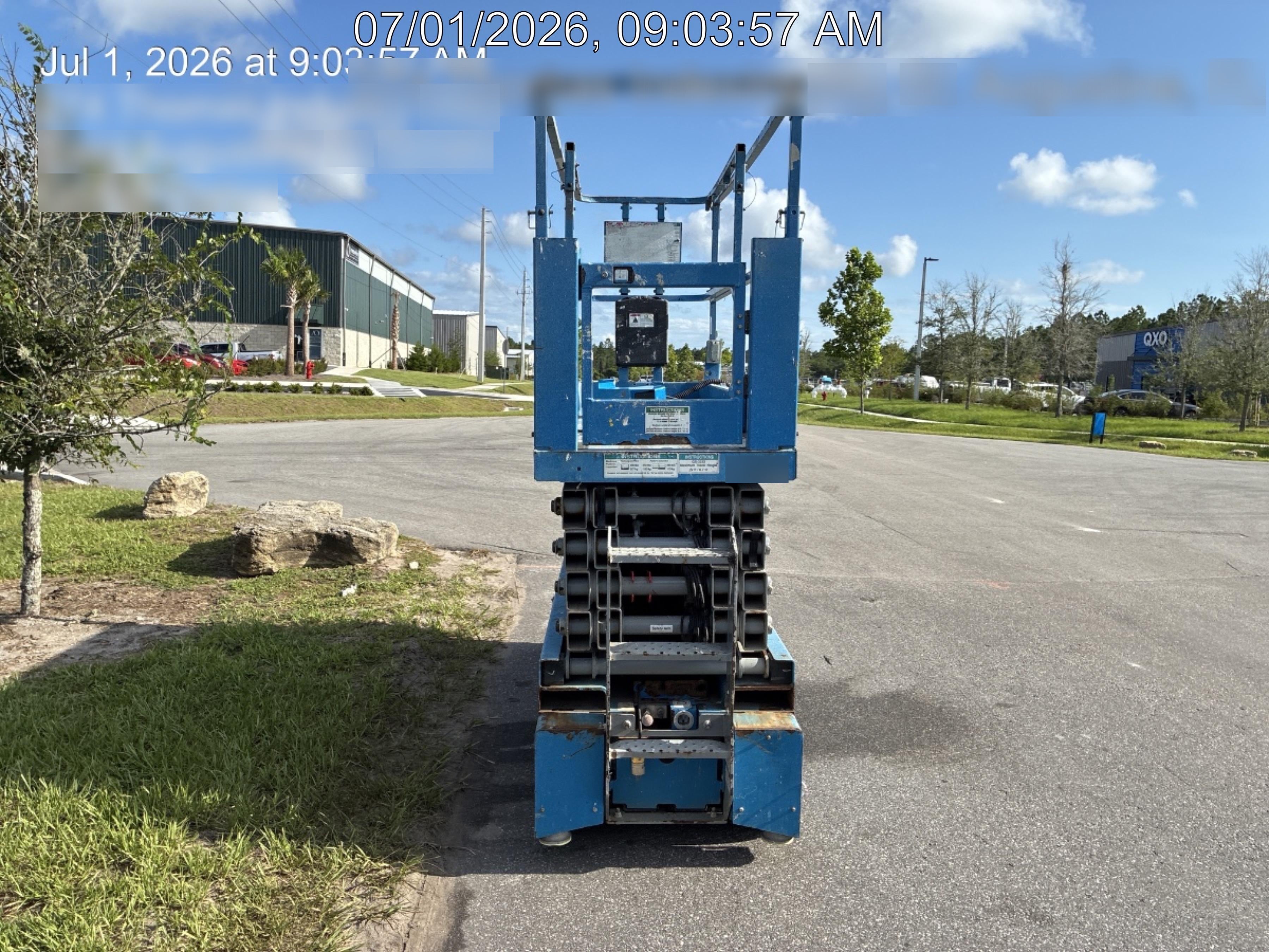 2018 Genie GS-3232 GS-3232 w/Folding rails, Half height swing gate