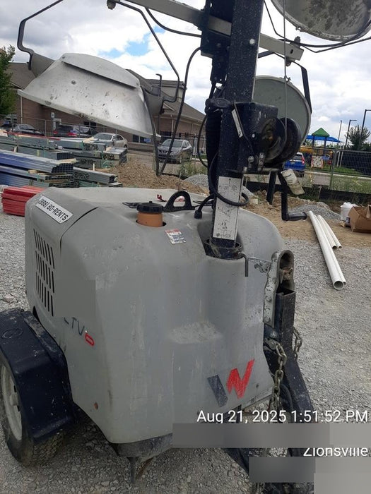 2018 Wacker Neuson LTV6L-MH Wacker Neuson LTV6L Mobile Light Tower w/Fuel Level Sensor Installed