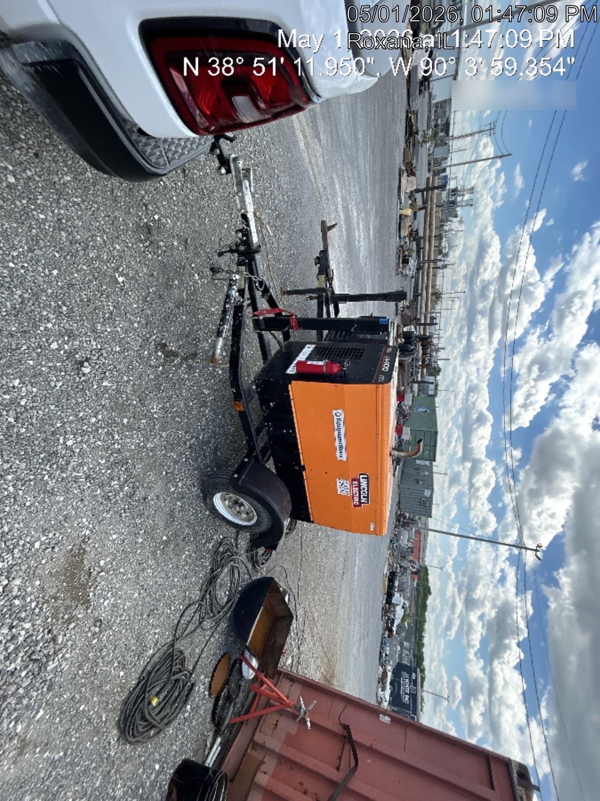 2023 Lincoln Electric LE400 Kubota V1505, Trlr, Cable Rack, Light Kit, ES Decals, T3