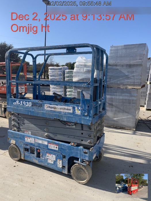 2019 Genie GS-1930 Genie GS-1930 Scissor Lift w/Standard Options