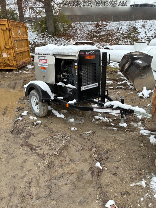 2024 Lincoln Electric LE400 Kubota V1505, Trlr, Cable Rack, Light Kit, ES Decals, T3