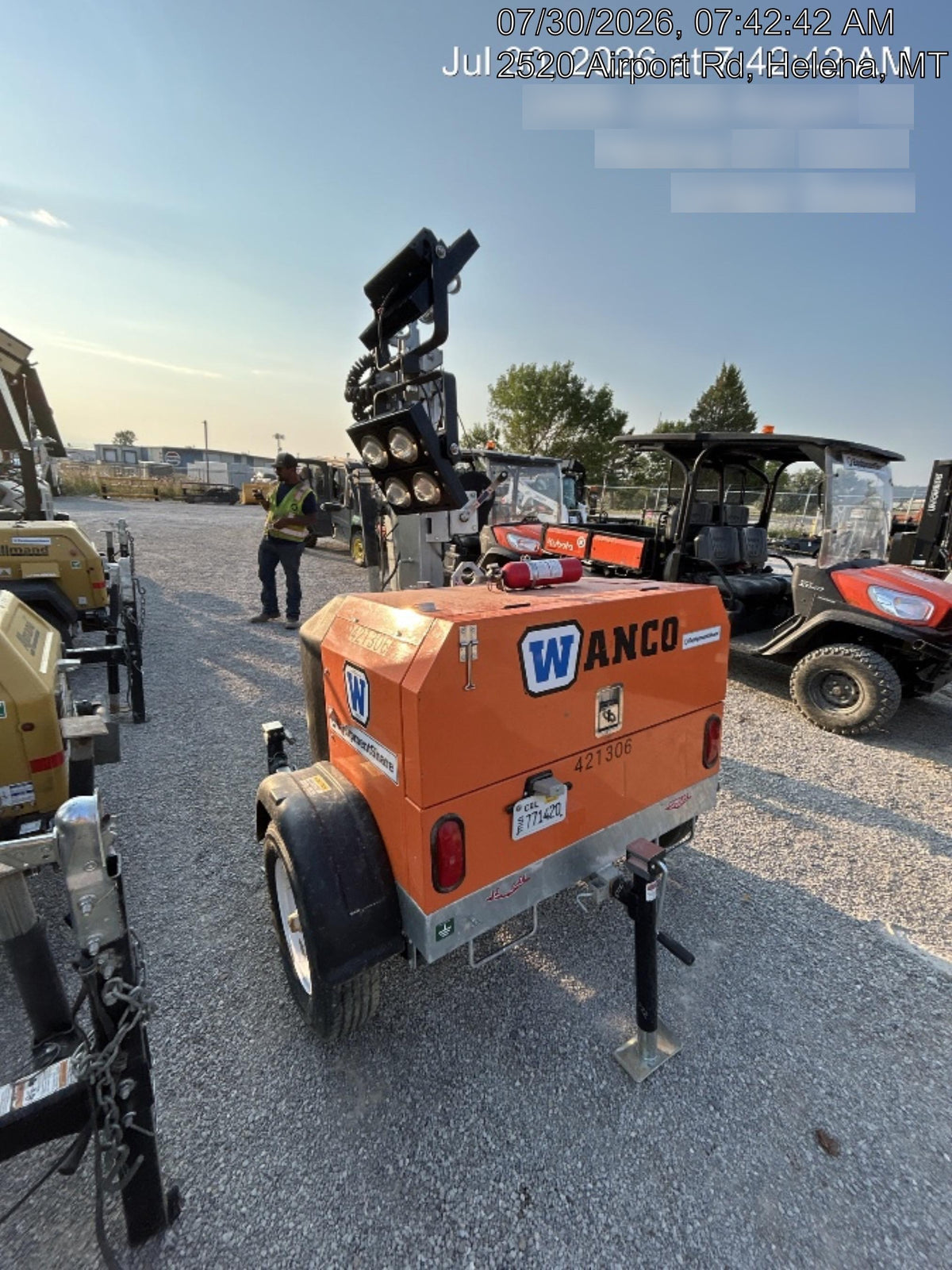 2024 Wanco WLTT-4MM4K Diesel, Deep Sea Controller, Shore Power Plug, Auto Start, (4) 350W LED Floodlights, 4kW Generator, 60 Gal Fuel Tank, 2" Ball, T3