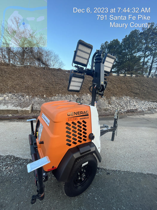 2023 Generac MLT2 Diesel, Flex Switch 120V Input, Powerzone Controller, 
(4) 320W LED Lights, 4kW Generator, 39.9 Gal Fuel Tank, 2" Ball, T3