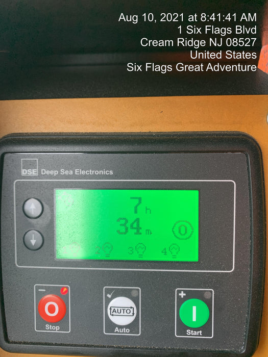 2021 Allmand NLV3GR (4) LED Light Fixture 350W, 23' Vertical Mast, 3kW Prime, Towable, Deep Sea L401, Leveling Jacks, Yanmar T4F 5.8hp