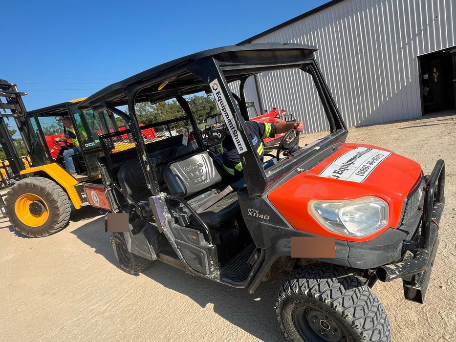 2019 Kubota RTV-X1140W-H 4WD, LED Strobe, Windshield Tempered Glass, Plastic Canopy, Wire Harness Kit, Backup Alarm