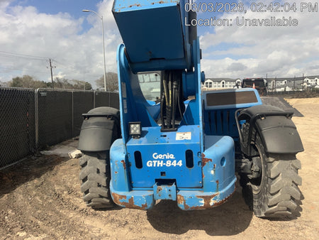 2018 Genie GTH-844 Genie GTH-844 w/Enclosed Cab w/HVAC, Work Lights, Solid Tires, Beacon, 60" Carriage and Forks