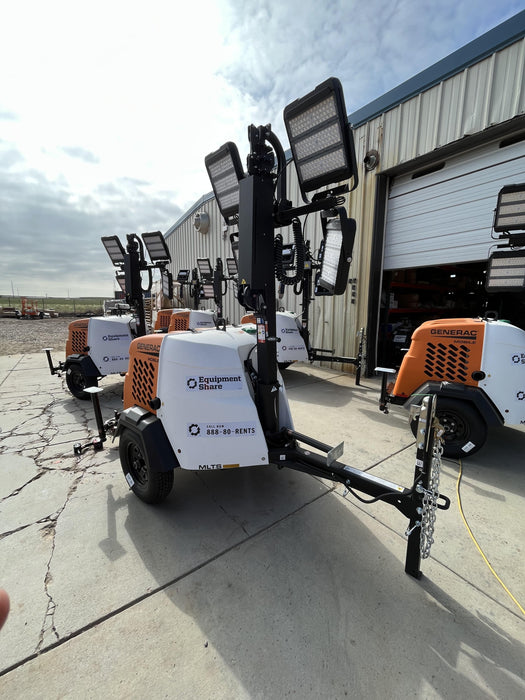 2023 Generac MLT2 Diesel, Flex Switch 120V Input, Powerzone Controller, (4) 320W LED Lights, 4kW Generator, 39.9 Gal Fuel Tank, 2" Ball, T3