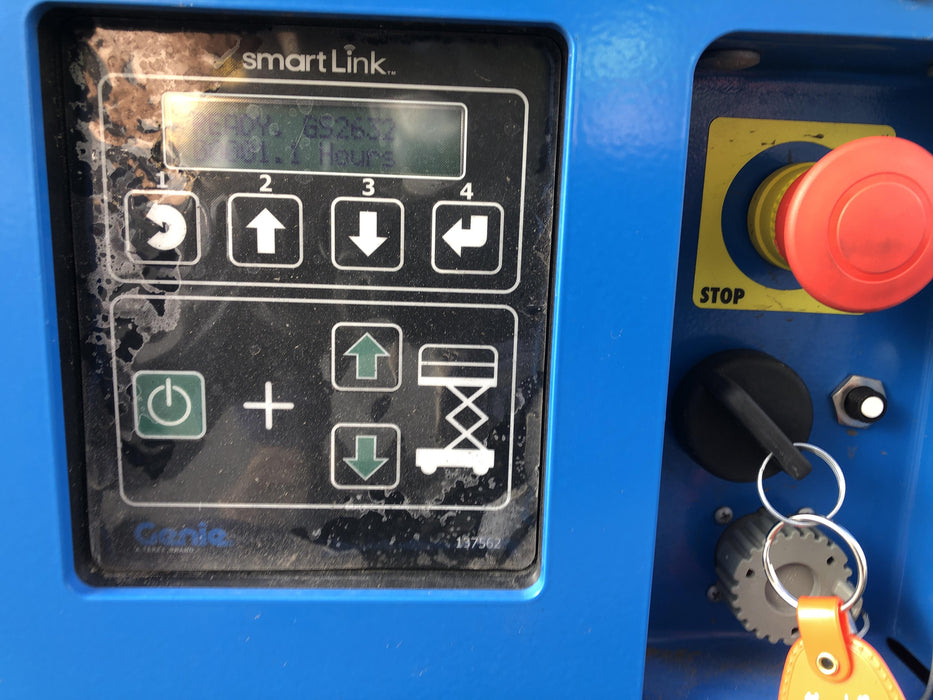 2020 Genie GS-2632 Solid NM Tires, Folding Rails with Half-Height Swing Gate, Beacon, 800W Invertor