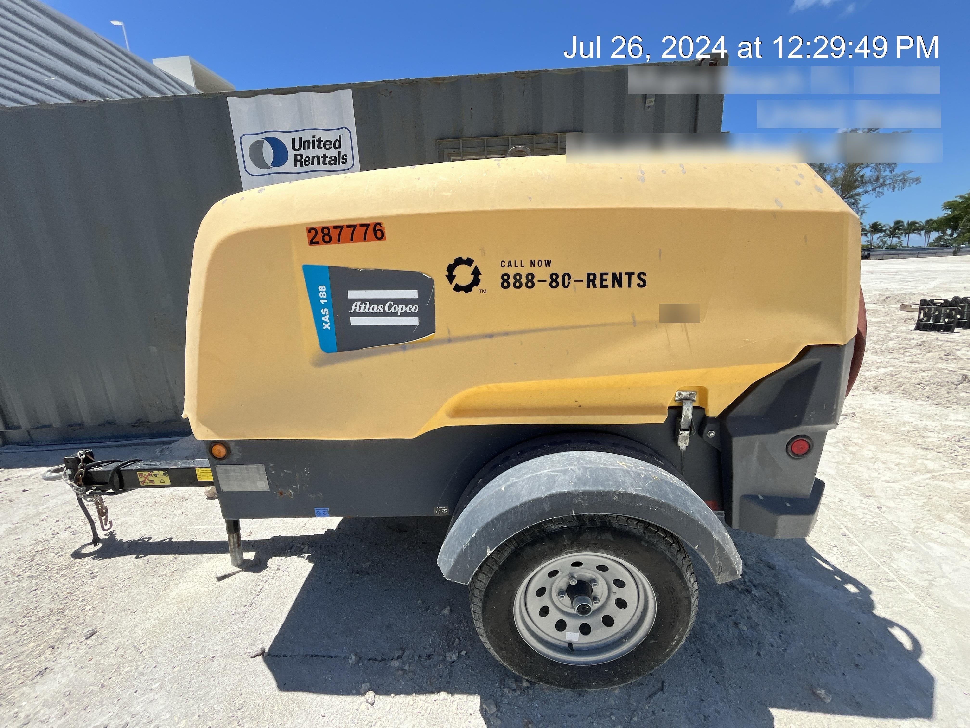 2023 ATLAS COPCO XAS188 CWK