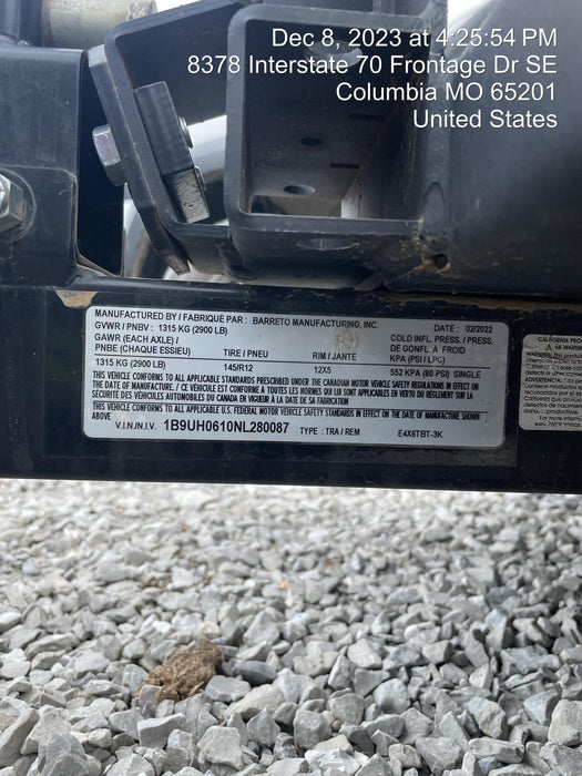 2022 BARRETO E4X6TBT