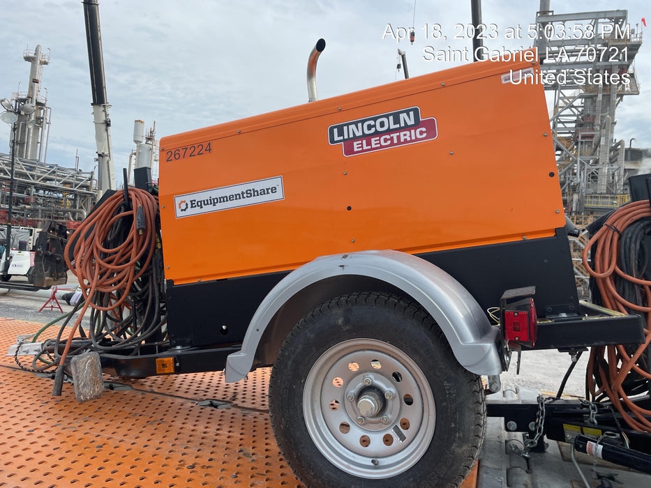 2022 Lincoln Electric LE400 Kubota V1505, Trlr, Cable Rack, Light Kit, ES Decals, T3