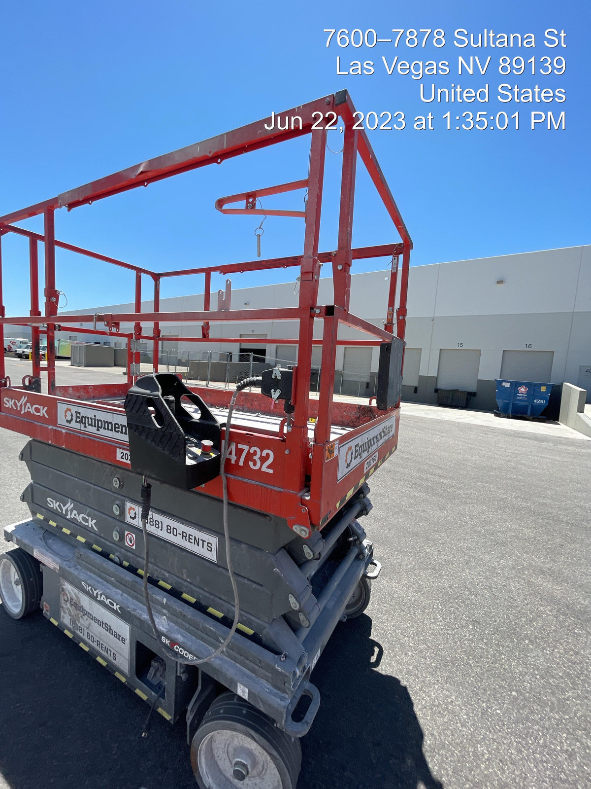 2022 SKYJACK SJ4732