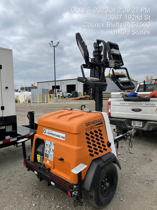 2023 Generac MLT2 Diesel, Flex Switch 120V Input, Powerzone Controller, (4) 320W LED Lights, 4kW Generator, 39.9 Gal Fuel Tank, 2" Ball, T3