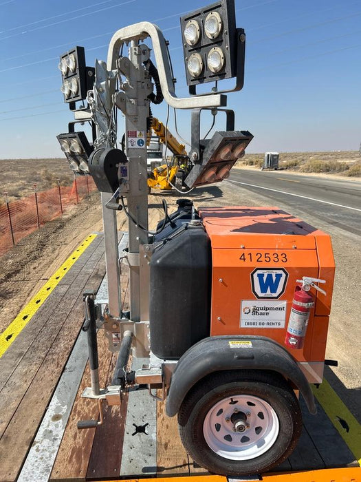 2024 Wanco WLTT-4MM4K Diesel, Deep Sea Controller, Shore Power Plug, Auto Start, (4) 350W LED Floodlights, 4kW Generator, 60 Gal Fuel Tank, 2" Ball, T3