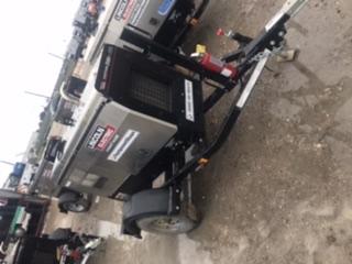 2019 Lincoln Electric Vantage 322 Welder Ready-Pak 3, Two wheel trailer, Fender and Light kit, Cable Rack