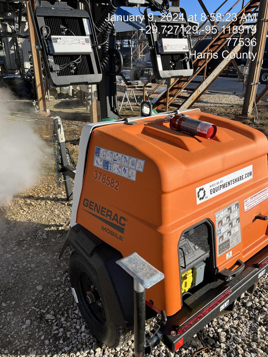 2023 Generac MLT2 Diesel, Flex Switch 120V Input, Powerzone Controller, 
(4) 320W LED Lights, 4kW Generator, 39.9 Gal Fuel Tank, 2" Ball, T3