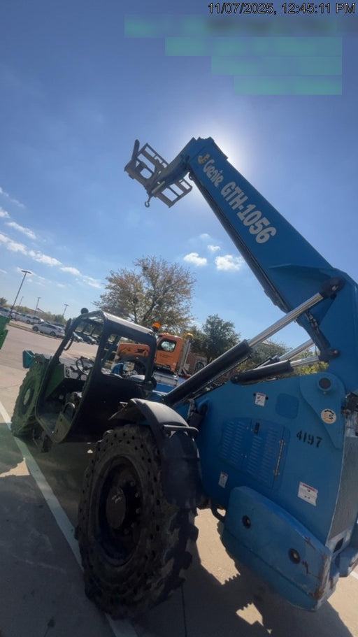 2017 Genie GTH-1056 Genie GTH1056, Solid Tires, 60" carriage, Light Kit, Open ROPS