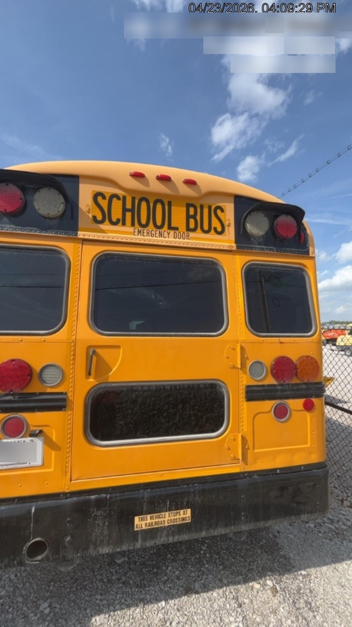 2012 BLUE BIRD 72 Passenger Bus
