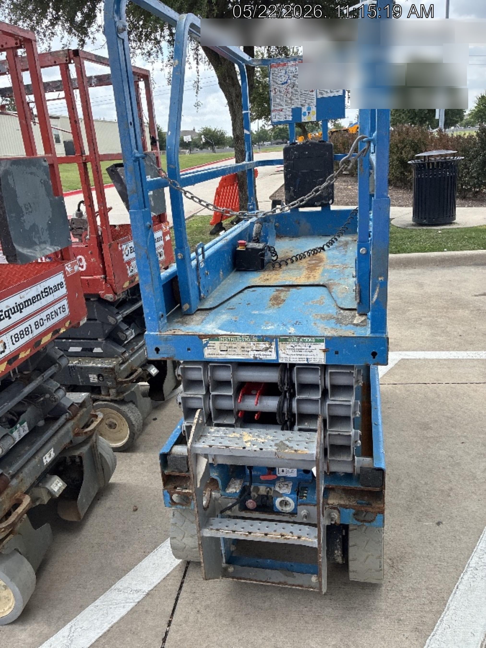 2019 Genie GS-1930 Fixed Rails with Chain Entry