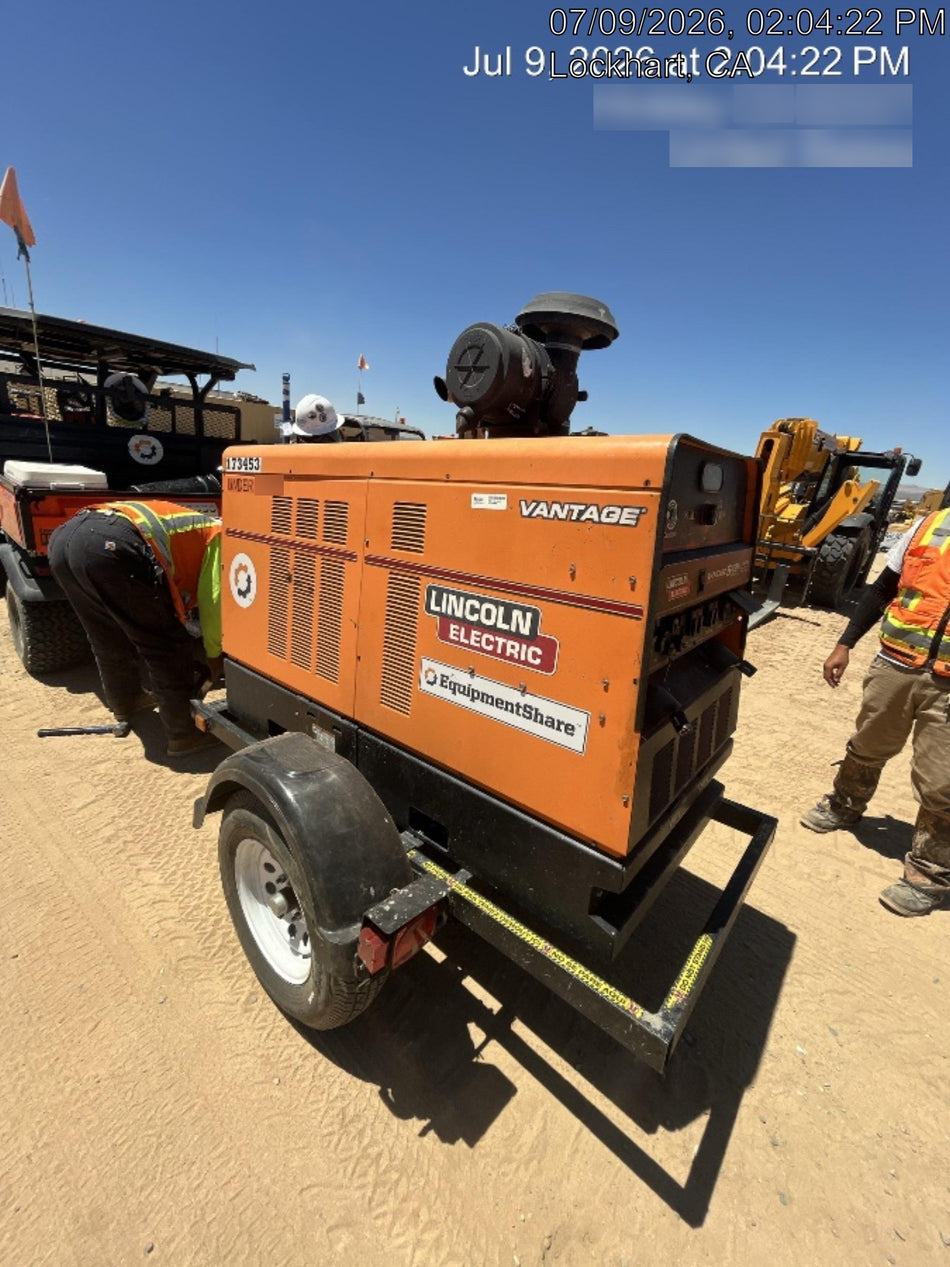 2021 Lincoln Electric Vantage 549X Ready Pak 3, ORANGE (includes trailer, cable rack, fender light kit)