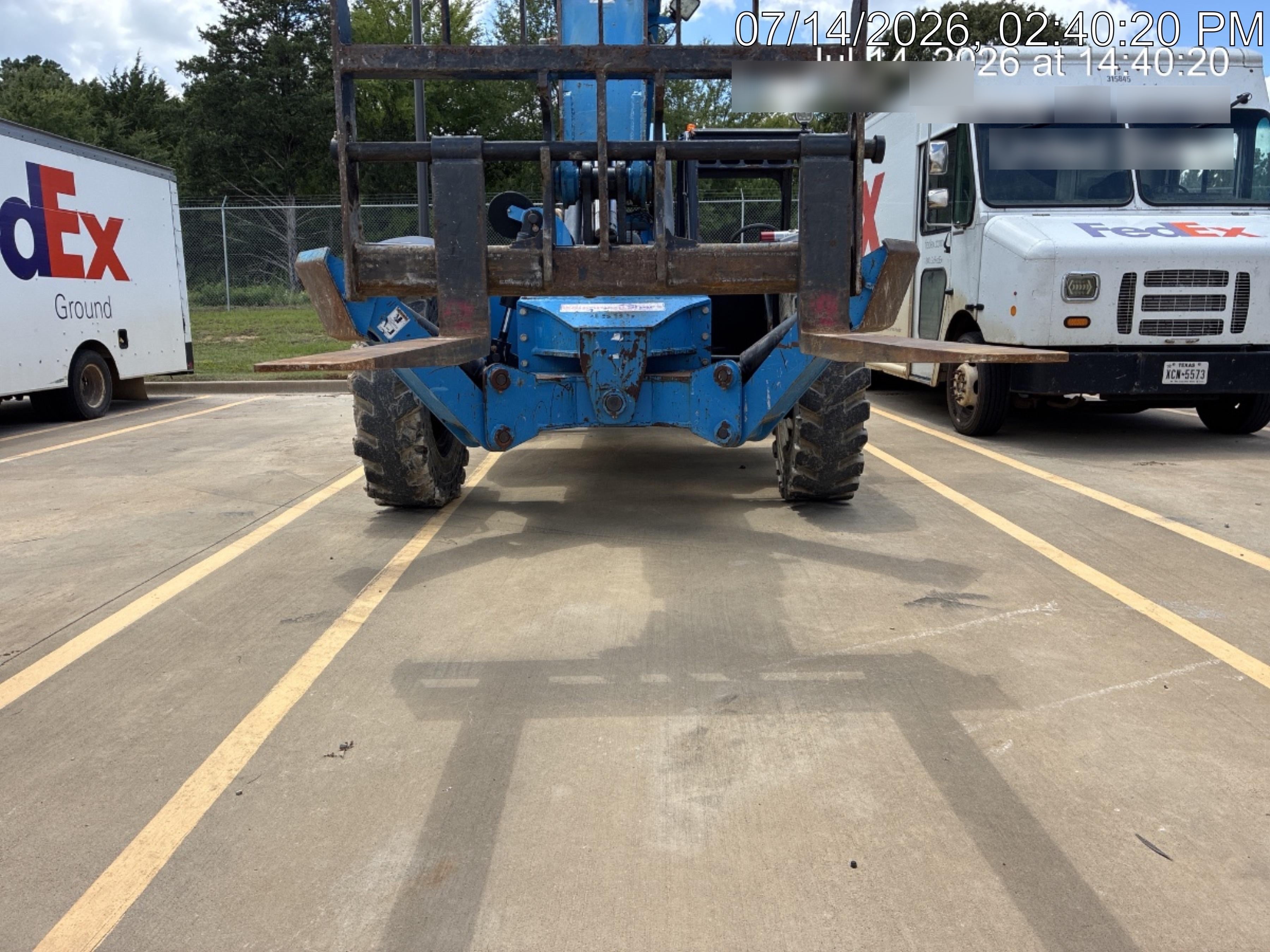 2017 Genie GTH-1056 Genie GTH1056, Solid Tires, 60" carriage, Light Kit, Open ROPS