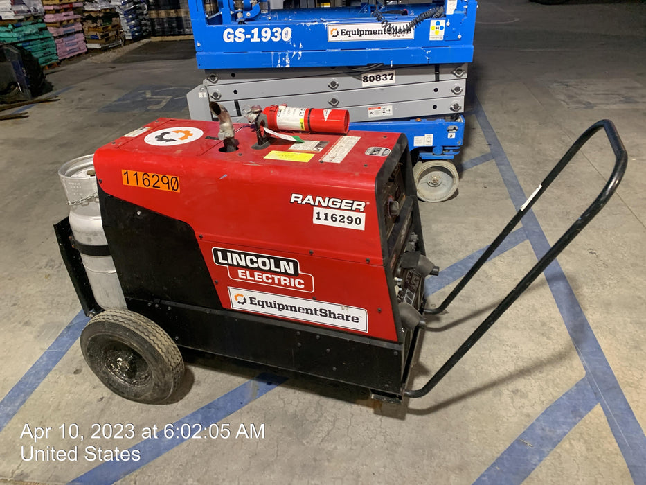 2020 Lincoln Electric Ranger 305 LPG K3430-1, Ranger 305 LPG, Undercarriage, Tank Holder & Strap, 10kw AC Gen, 25hp Kohler LPG Eng