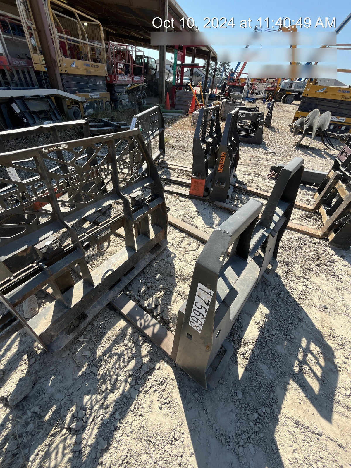 2021 FEMA 48" Pallet Forks - FEMA
