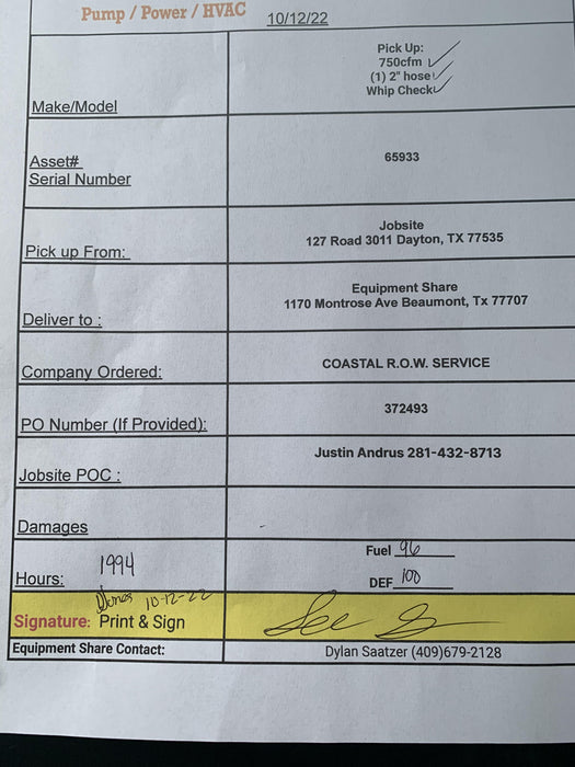 2020 ATLAS COPCO XAS 900
