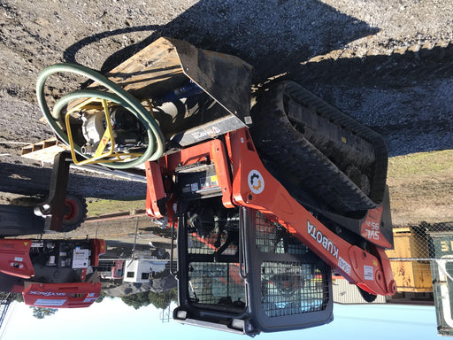 2019 Kubota SVL95-2S Cab/Heat/Air, Standard Tracks, Standard Flow, Hydraulic QC 80" HD Tooth Bucket