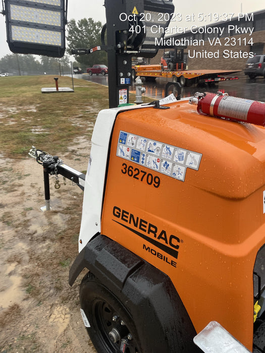 2023 Generac MLT2 Diesel, Flex Switch 120V Input, Powerzone Controller, 
(4) 320W LED Lights, 4kW Generator, 39.9 Gal Fuel Tank, 2" Ball, T3