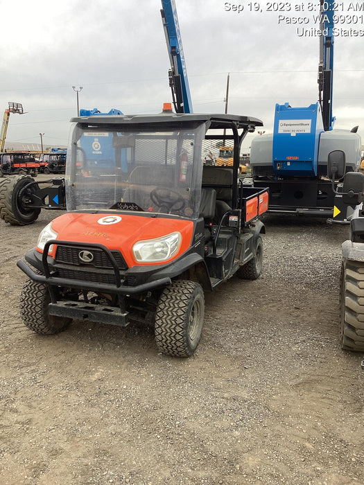 2022 Kubota RTV-X1140W-H Plastic Canopy, Windshield Acrylic Clear, LED Strobe Light, Wire Harness Kit, Back up Alarm