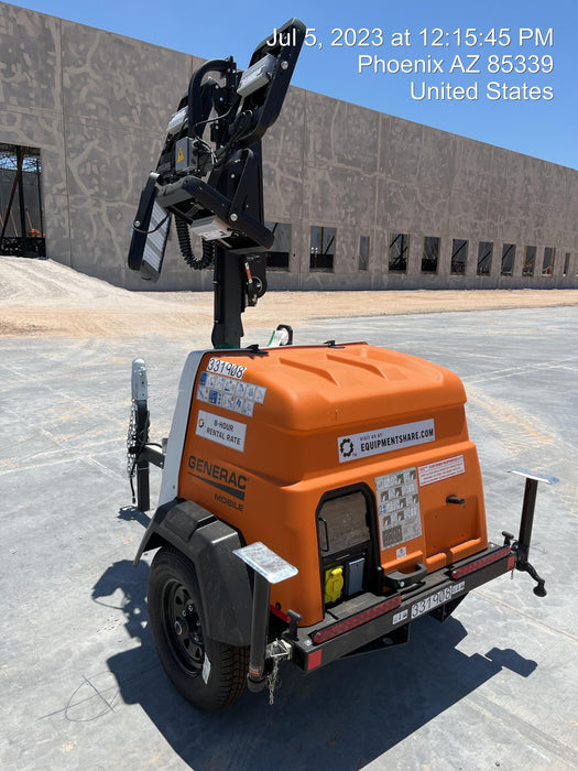 2023 Generac MLT2 Diesel, Flex Switch 120V Input, Powerzone Controller, (4) 320W LED Lights, 4kW Generator, 39.9 Gal Fuel Tank, 2" Ball, T3