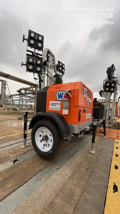2024 Wanco WLTT-4MM4K Diesel, Deep Sea Controller, Shore Power Plug, Auto Start, (4) 350W LED Floodlights, 4kW Generator, 60 Gal Fuel Tank, 2" Ball, T3