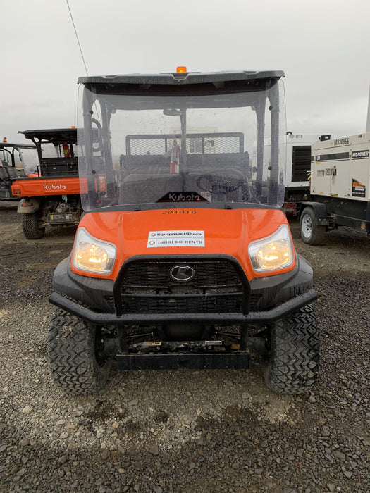 2022 Kubota RTV-X1140W-H Plastic Canopy, Windshield Acrylic Clear, LED Strobe Light, Wire Harness Kit, Back up Alarm